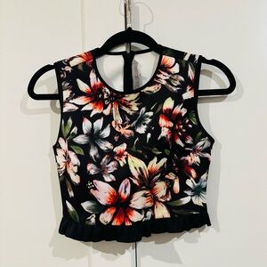 Clover Canyon Neoprene sleeveless peplum size small